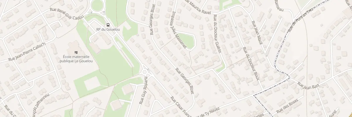 Plan du 11 Rue Georges Bizet à Saint-Martin-des-Champs