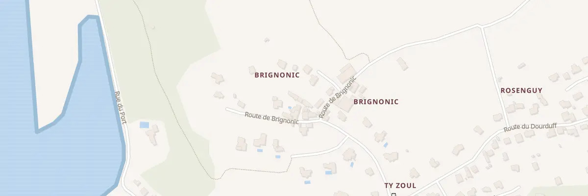 Plan du 188 Rte de Brignonic à Plouezoc’h