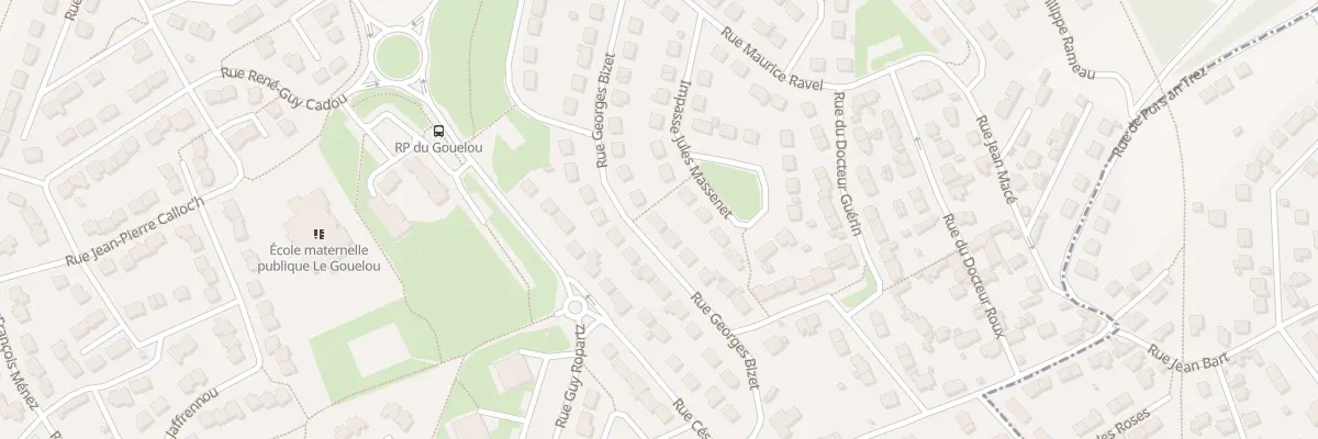 Plan du 15 Rue Georges Bizet à Saint-Martin-des-Champs