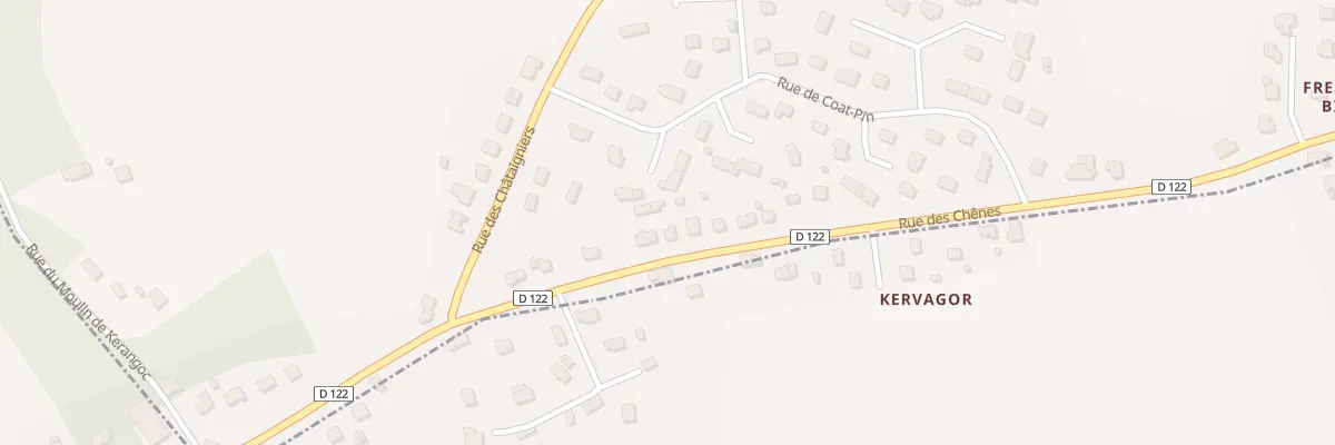 Plan du 12 Rue des Bruyères à Melgven