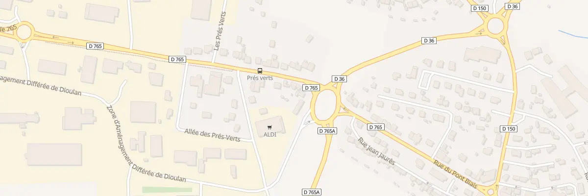 Plan du 17 Rue Pont Verzeres à Rosporden