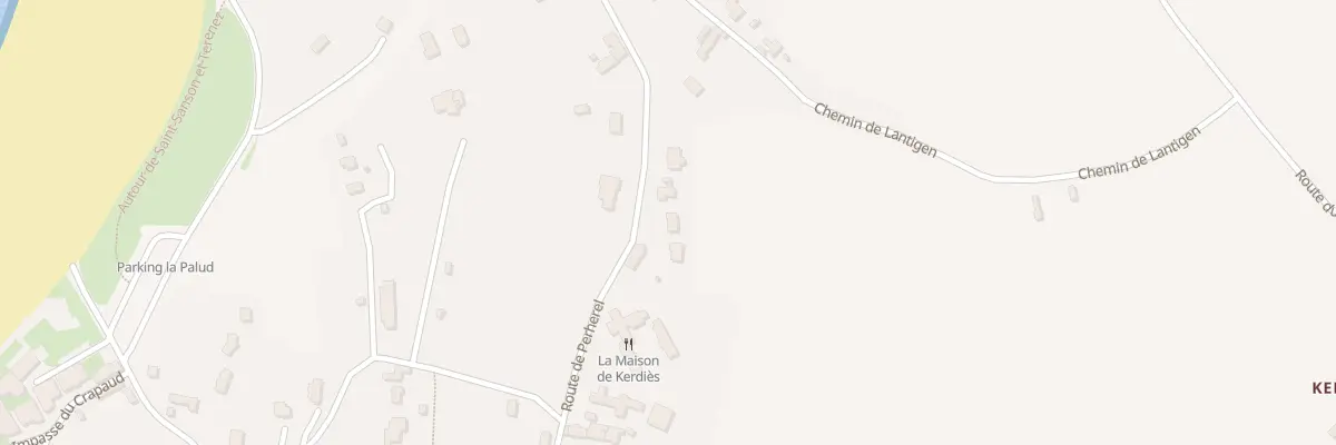 Plan du 9 Rte de Perhérel à Plougasnou