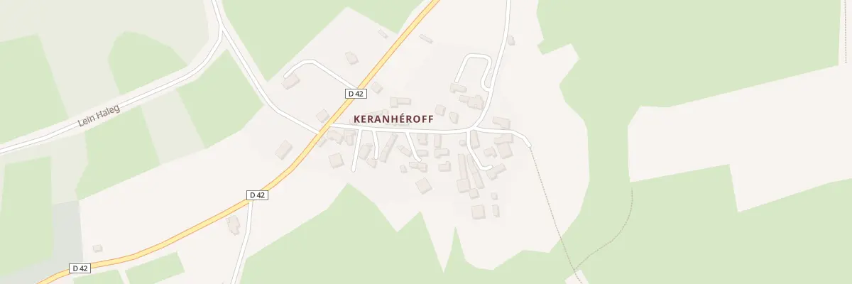 Plan du 172 Keranheroff à La Feuillée