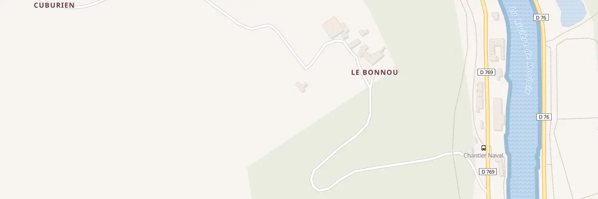Plan du 7007A Le Bonnou à Saint-Martin-des-Champs