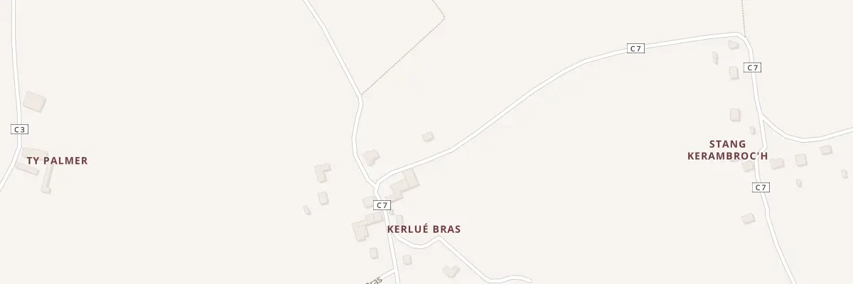 Plan du 29 Kerlue Bras à Rosporden