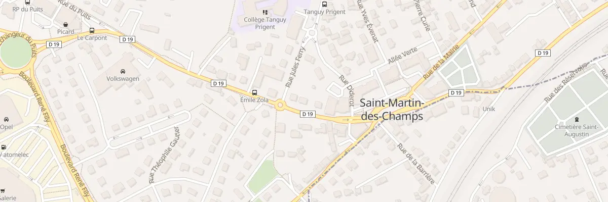 Plan du 5 Rte de Plouvorn à Saint-Martin-des-Champs
