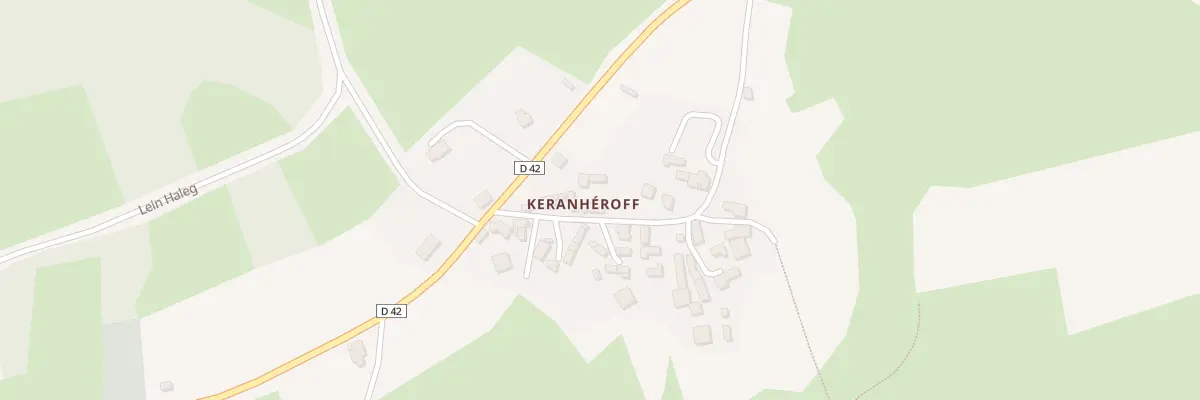 Plan du 181 Keranheroff à La Feuillée