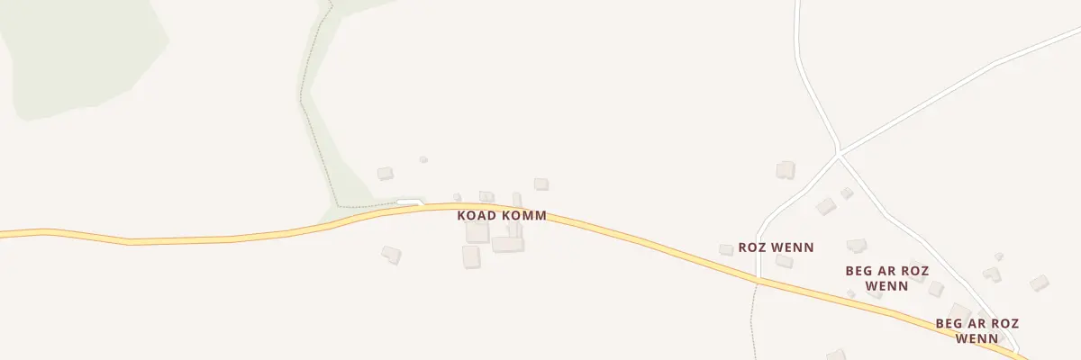 Plan du 1 Koad Komm à Laz