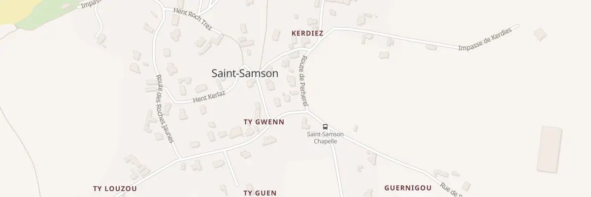 Plan du 2 Rte de Perhérel à Plougasnou