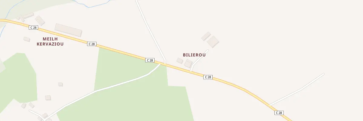 Plan du 242 Kervaziou à Châteauneuf-du-Faou