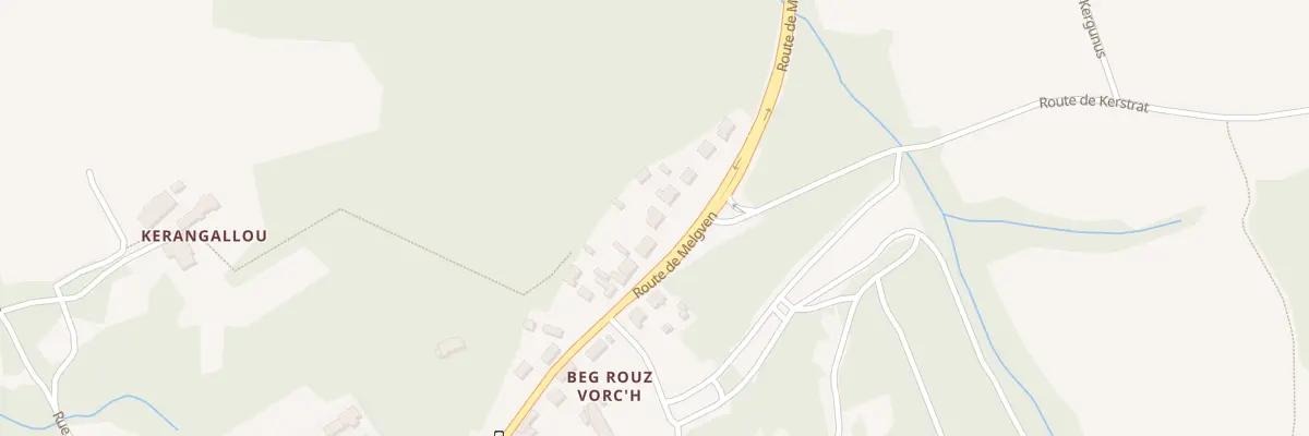 Plan du 53 Rte de Melgven à Trégunc