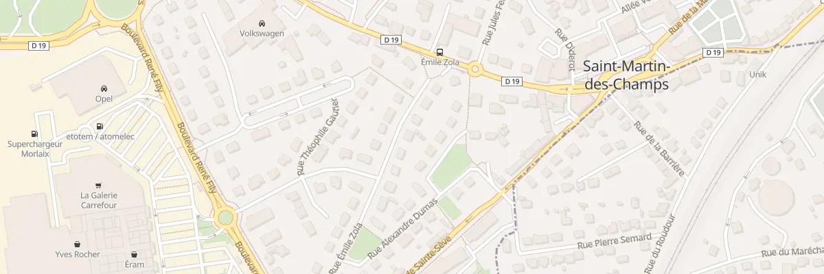 Plan du 10 Rue Emile Zola à Saint-Martin-des-Champs