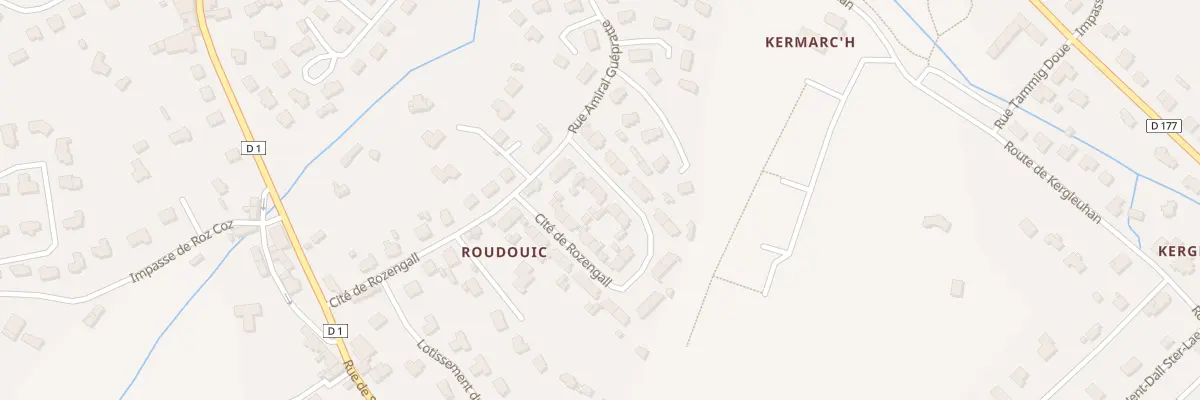 Plan du 47 Cité de Rozengall à Trégunc