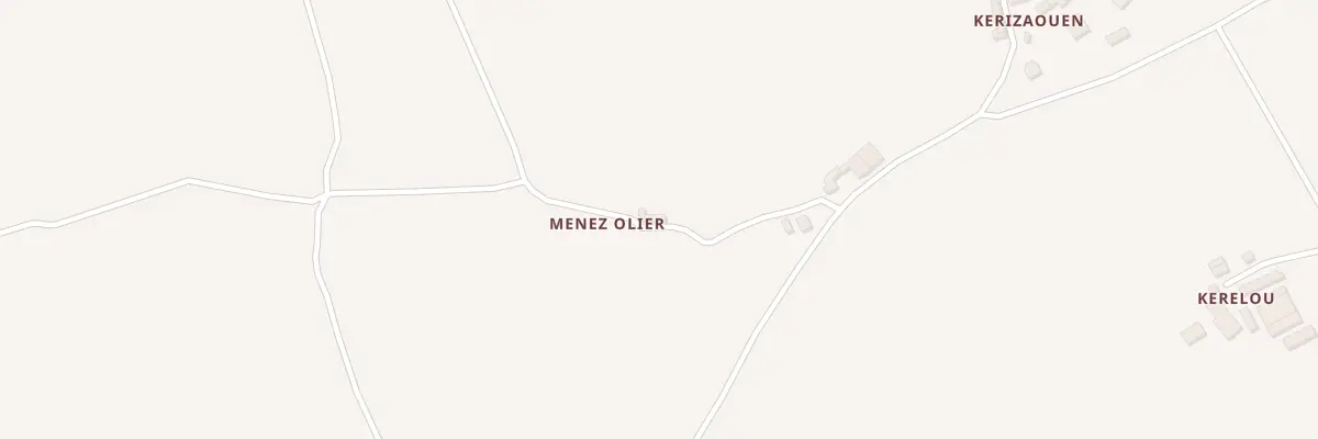 Plan du 3 Menez Olivier à Châteauneuf-du-Faou