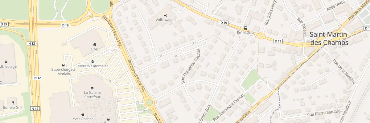 Plan du 10 Rue Théophile Gautier à Saint-Martin-des-Champs