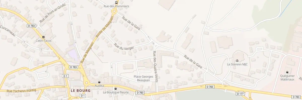 Plan du 3 Rue des Quatre Vents à Trégunc