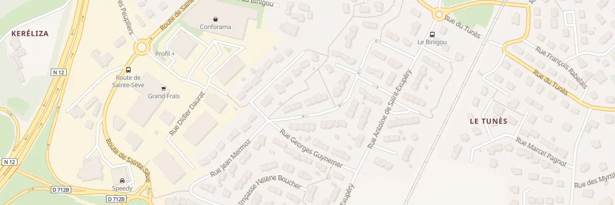 Plan du 31 Rue Joseph Le Brix à Saint-Martin-des-Champs
