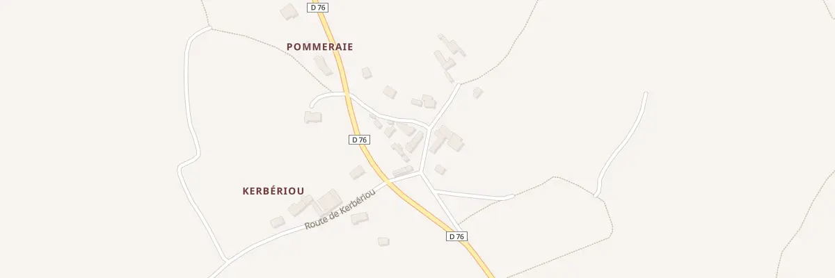 Plan du 5180 Kergaradec Coz à Plouezoc’h