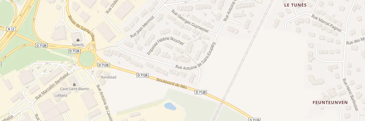 Plan du 43 Rue St Exupery à Saint-Martin-des-Champs