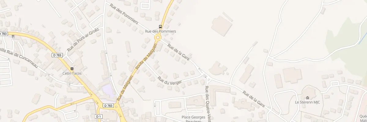 Plan du 8 Rue de la Gare à Trégunc