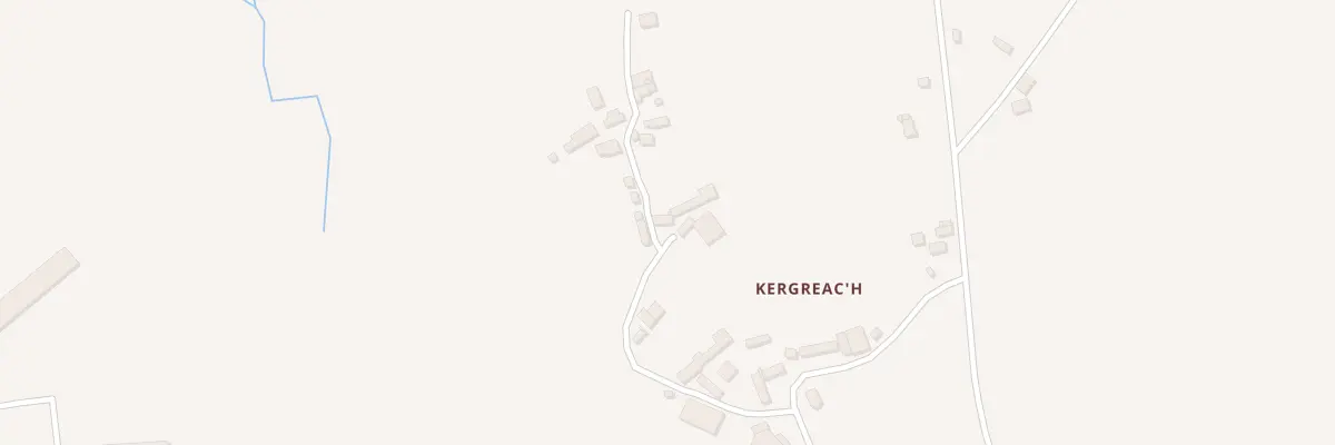 Plan du 375 Kergreac’h à Trégourez