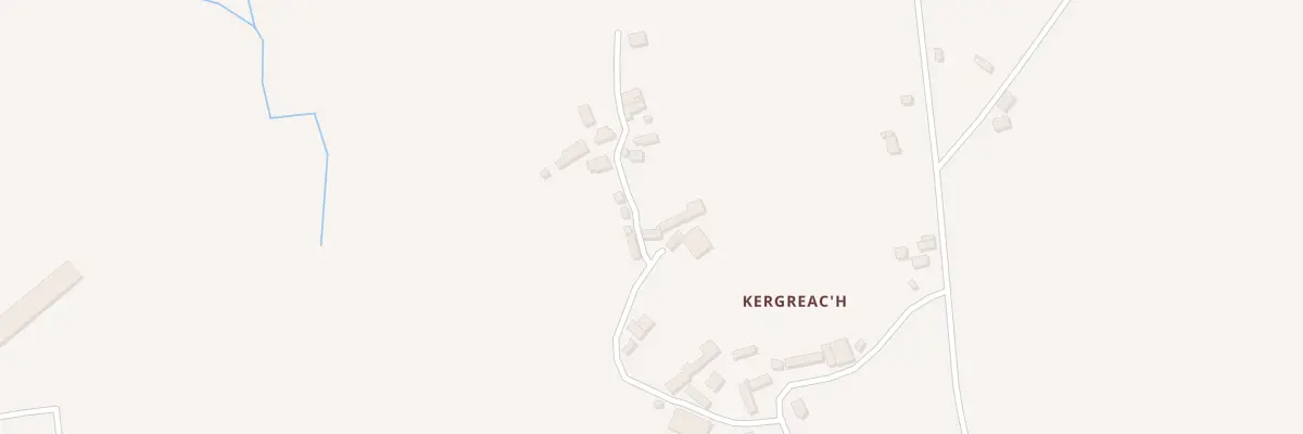 Plan du 376 Kergreac’h à Trégourez