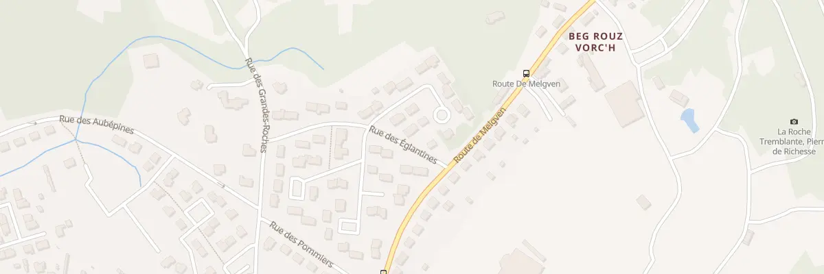 Plan du 4 Rue des Eglantines à Trégunc