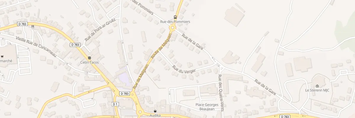 Plan du 3 Rue du Verger à Trégunc