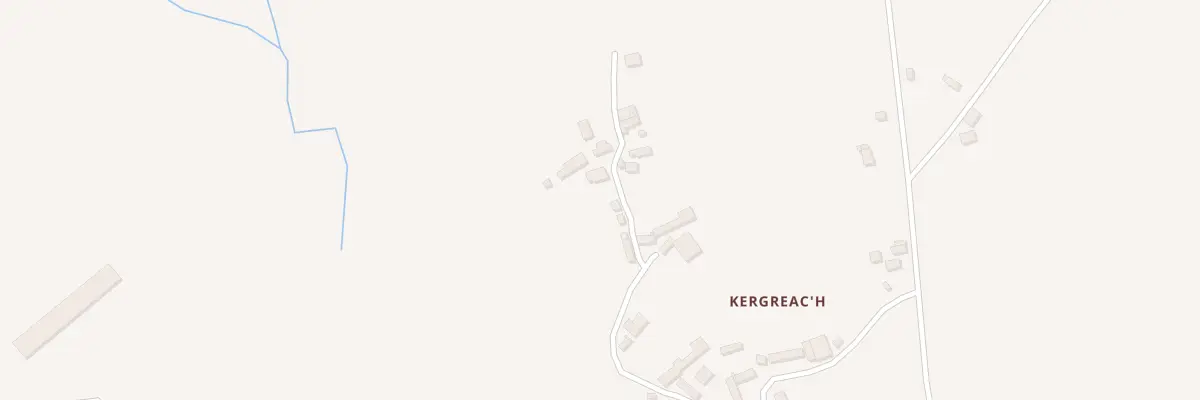 Plan du 5054 Kergreac’h à Trégourez