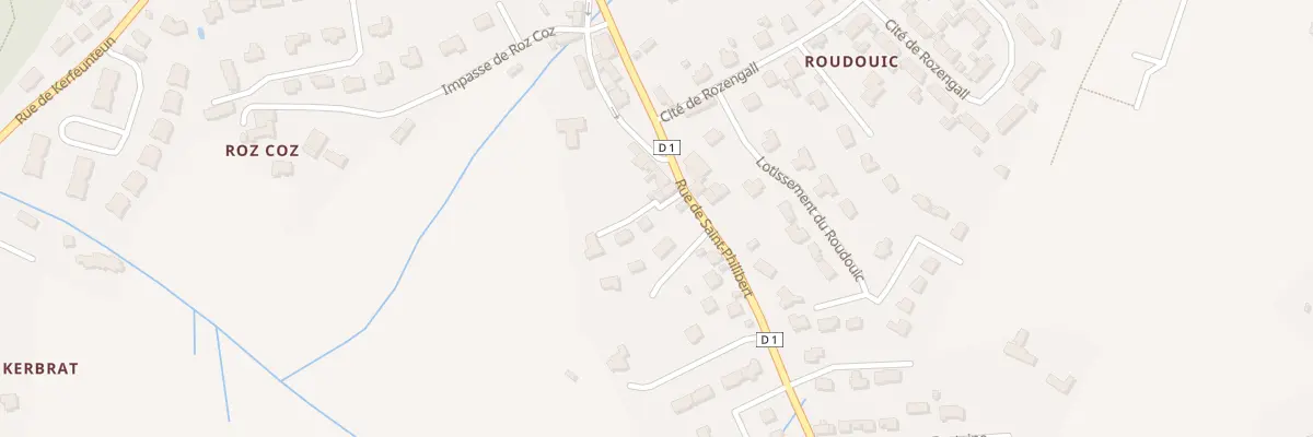 Plan du 6956F Rue de Saint-Philibert à Trégunc