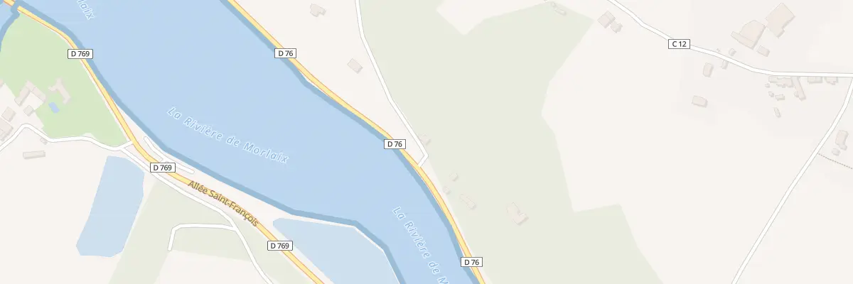 Plan du 189 Rte du Bas de la Riviere à Morlaix
