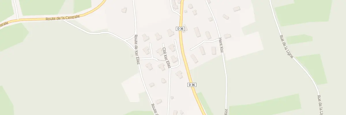 Plan du 3 Cité de Ker Elez à Brennilis