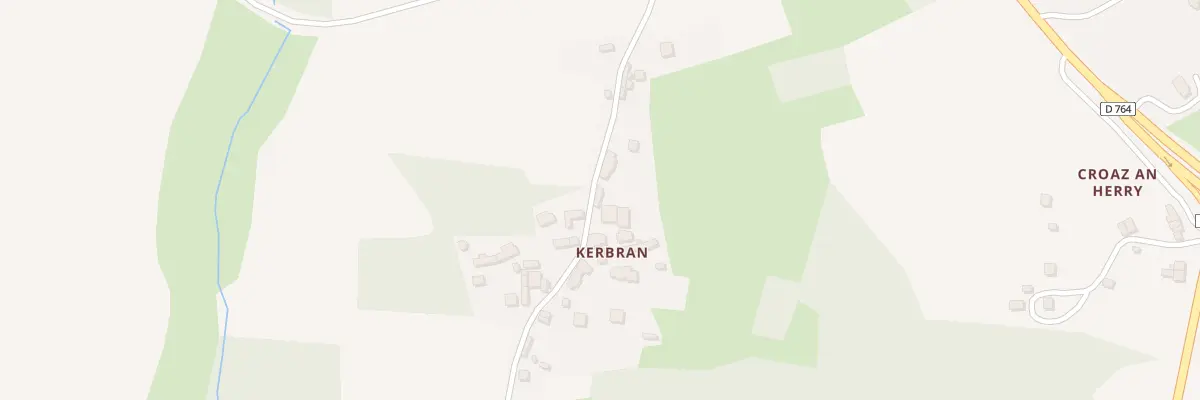 Plan du 303 Kerbrann à La Feuillée