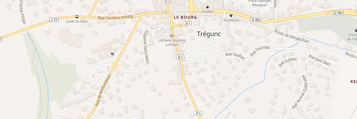 Plan du 15 Rue de Saint-Philibert à Trégunc