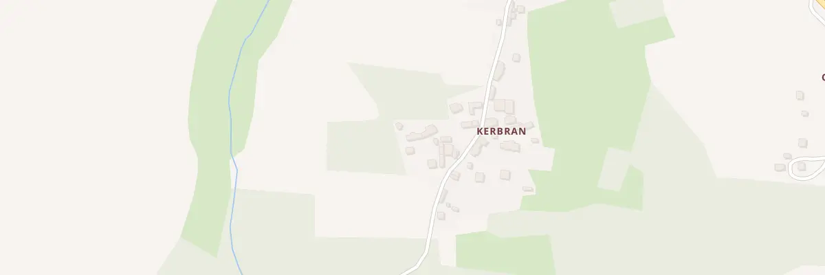 Plan du 313 Kerbrann à La Feuillée