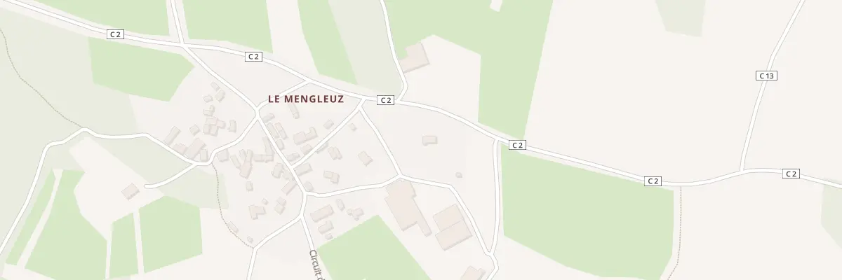 Plan du 301 Le Mengleuz à Plounéour-Ménez