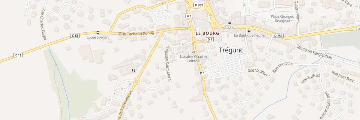 Plan du 2 Rue Gragine à Trégunc