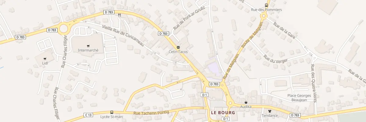 Plan du 5 Rue de Concarneau à Trégunc