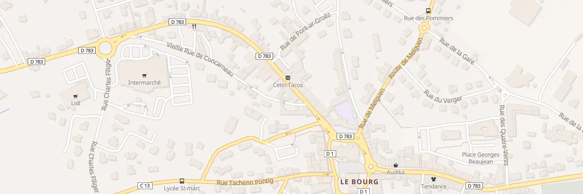 Plan du 7 Rue de Concarneau à Trégunc