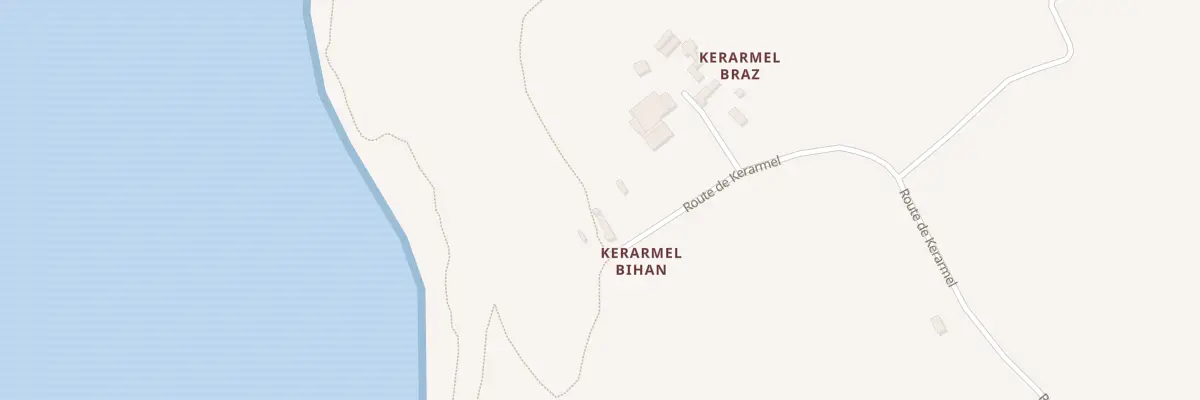 Plan du 5253 Kerarmel Bihan à Plouezoc’h