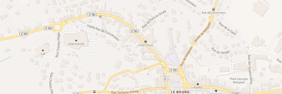 Plan du 9B Rue de Concarneau à Trégunc