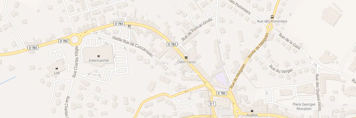 Plan du 11 Rue de Concarneau à Trégunc