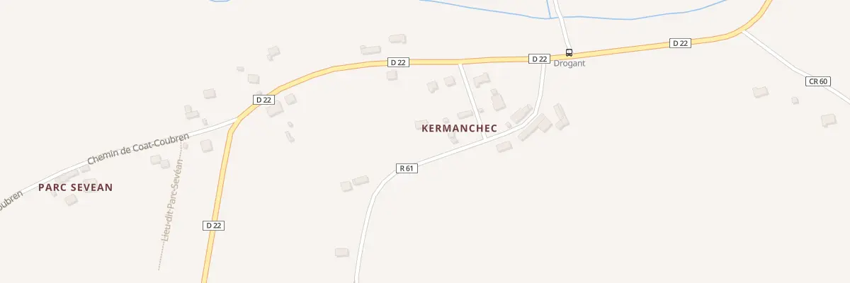 Plan du 198 Imp de Kermanchec à Melgven