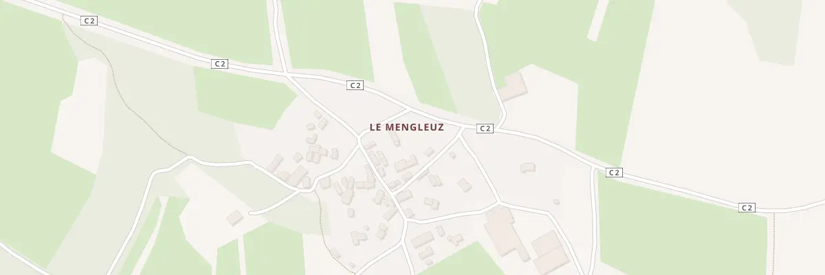 Plan du 207 Le Mengleuz à Plounéour-Ménez