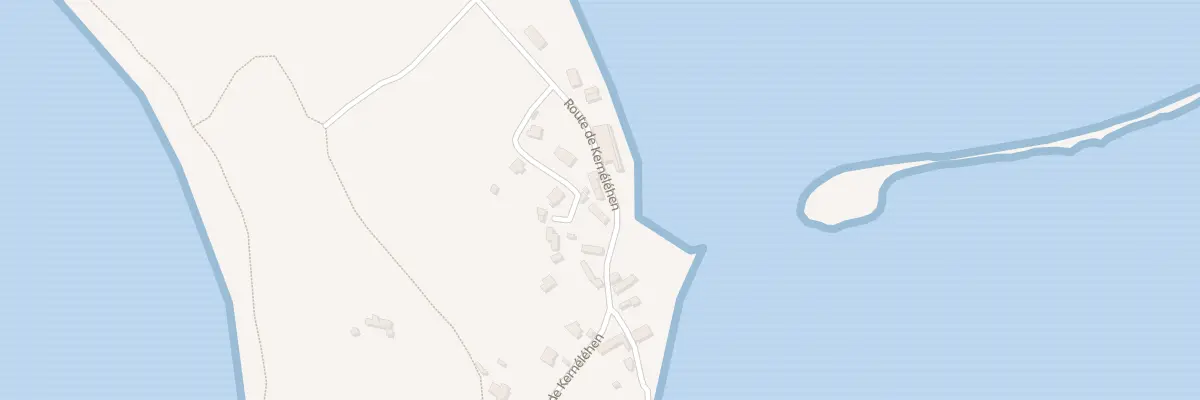 Plan du 581 Rte de Kernéléhen à Plouezoc’h
