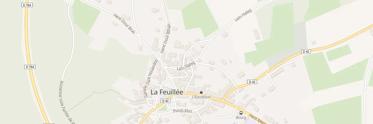 Plan du 9009 Lein Haleg à La Feuillée