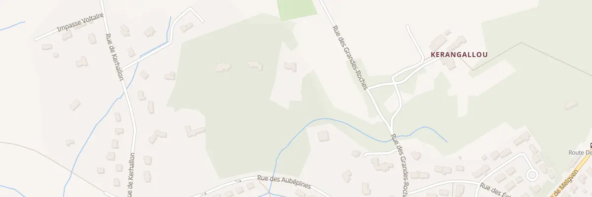 Plan du 8 Rue des Aubépines à Trégunc