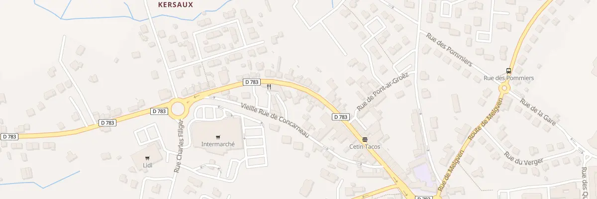 Plan du 29 Rue de Concarneau à Trégunc