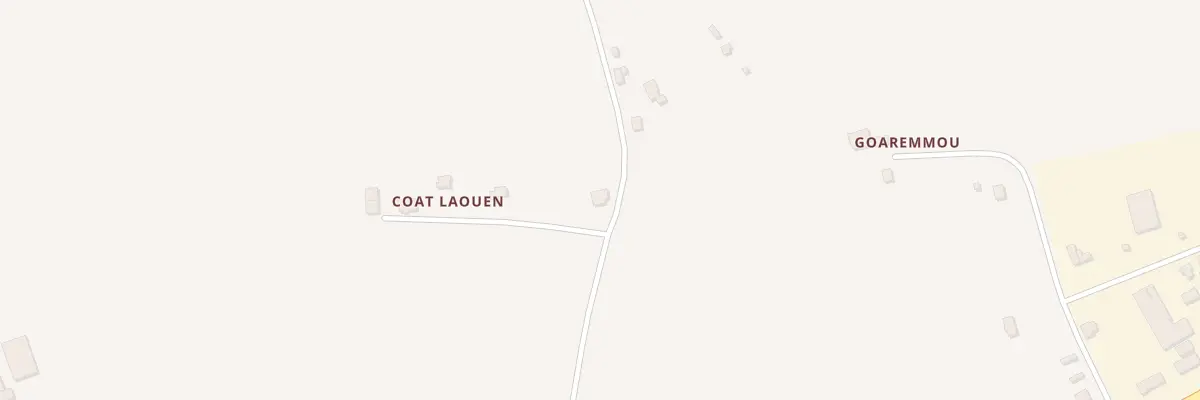 Plan du 1976P Coat Jaouen à Coray