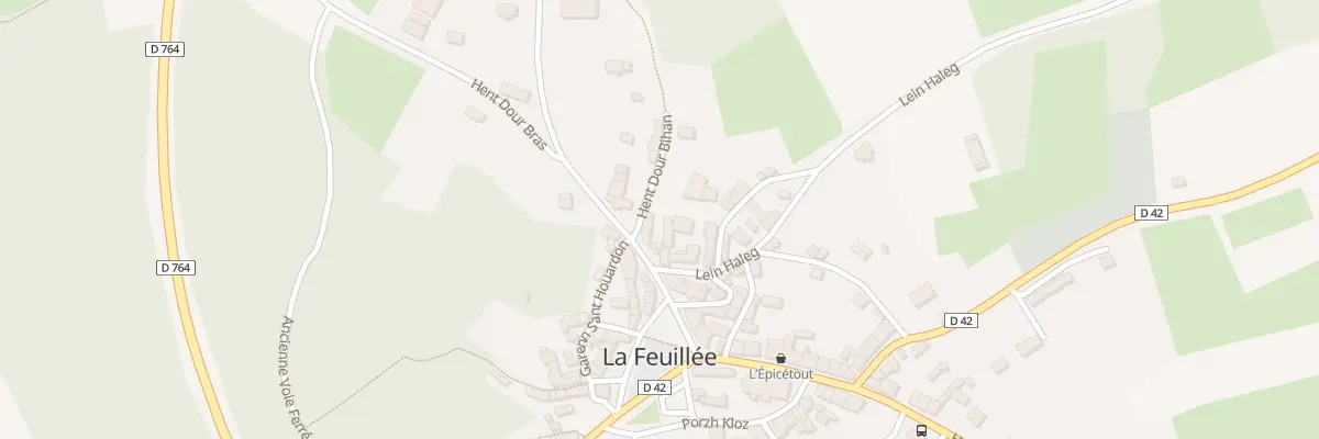 Plan du 9001 Vc Hent Dour Bras à La Feuillée